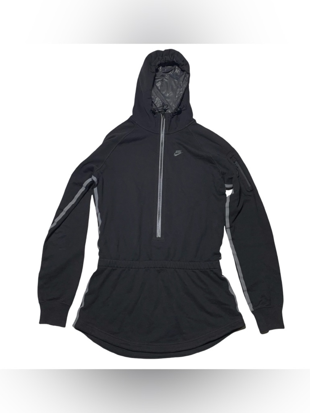 Nike Womens Running Training Jacket Size Small 2000’s Black Reflective Size S